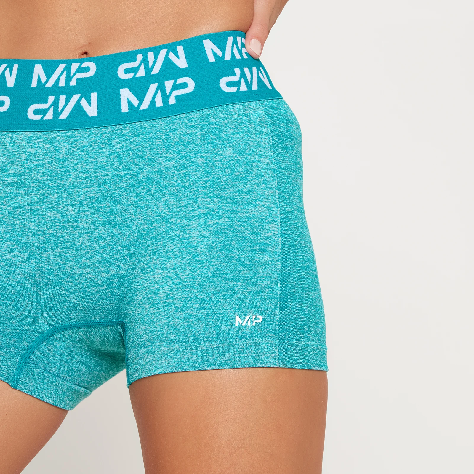 MP Curve Women's Booty Shorts - Lagoon - L Image 4