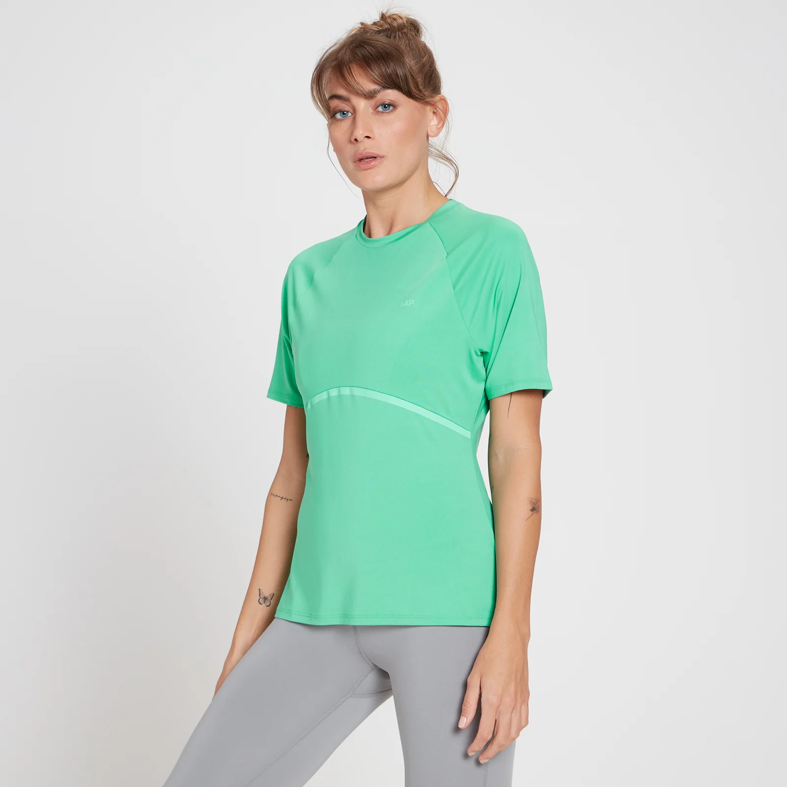 MP Women's Velocity Ultra Reflective T-Shirt - Ice Green - XXS Image 1