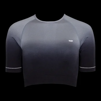 MP Women's Velocity Ultra Seamless Crop Top - Black - XS Image 7