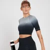 MP Women's Velocity Ultra Seamless Crop Top - Black