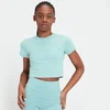 MP Women's Rest Day Body Fit Crop T-Shirt - Ice Blue