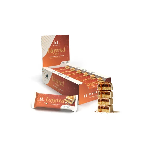 Myprotein Layered Bar - 12 x 60g - Gingerbread - Limited Edition