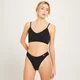 MP Women's Composure Seamless V-Neck Bralette & Thong Set - Black