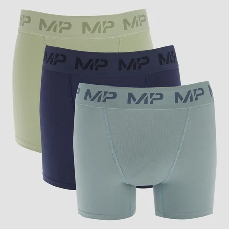MP Men's Boxers (3 Pack) - Frost Green/Steel Blue/Ice Blue