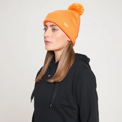 MP Bobble Hat - Nectarine/White Image 6