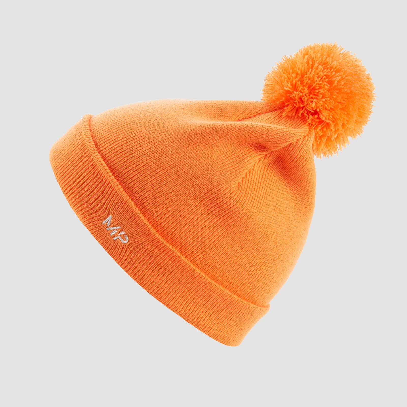 MP Bobble Hat - Nectarine/White Image 2