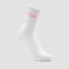 MP Essential Crew Socks Unisex - White/Candy Floss