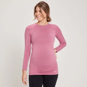 MP Women's Maternity Seamless Long Sleeve T-Shirt - Mauve - Size XXS