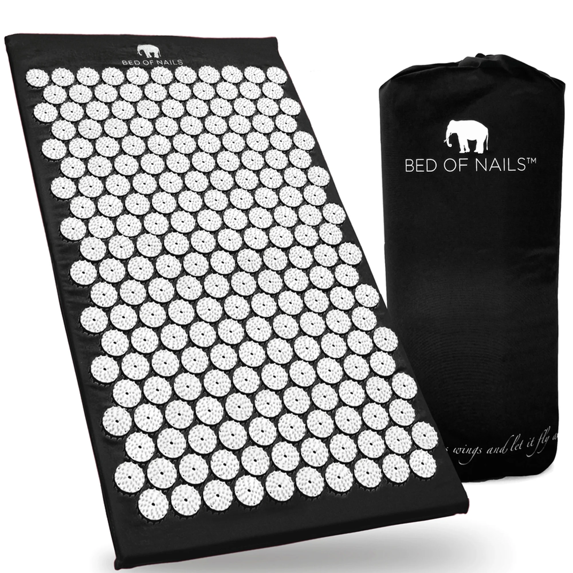 Bed of Nails Acupressure Mat - Black Image 1