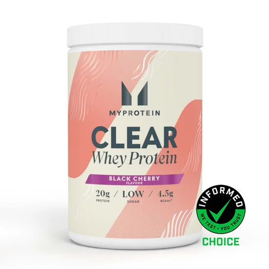 Clear Whey Protein Powder - 500g - 20servings - Black Cherry
