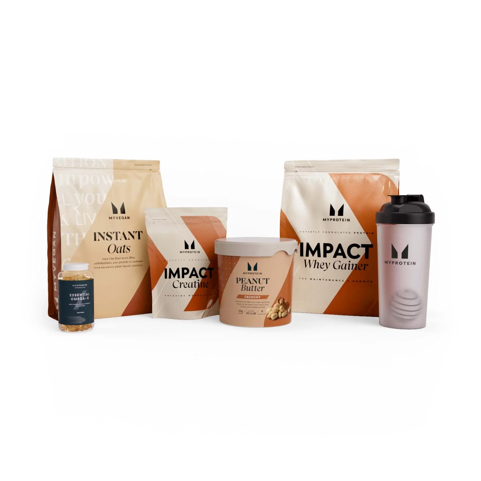 The Gainer Bundle - Chocolate Smooth - Unflavoured Image 1