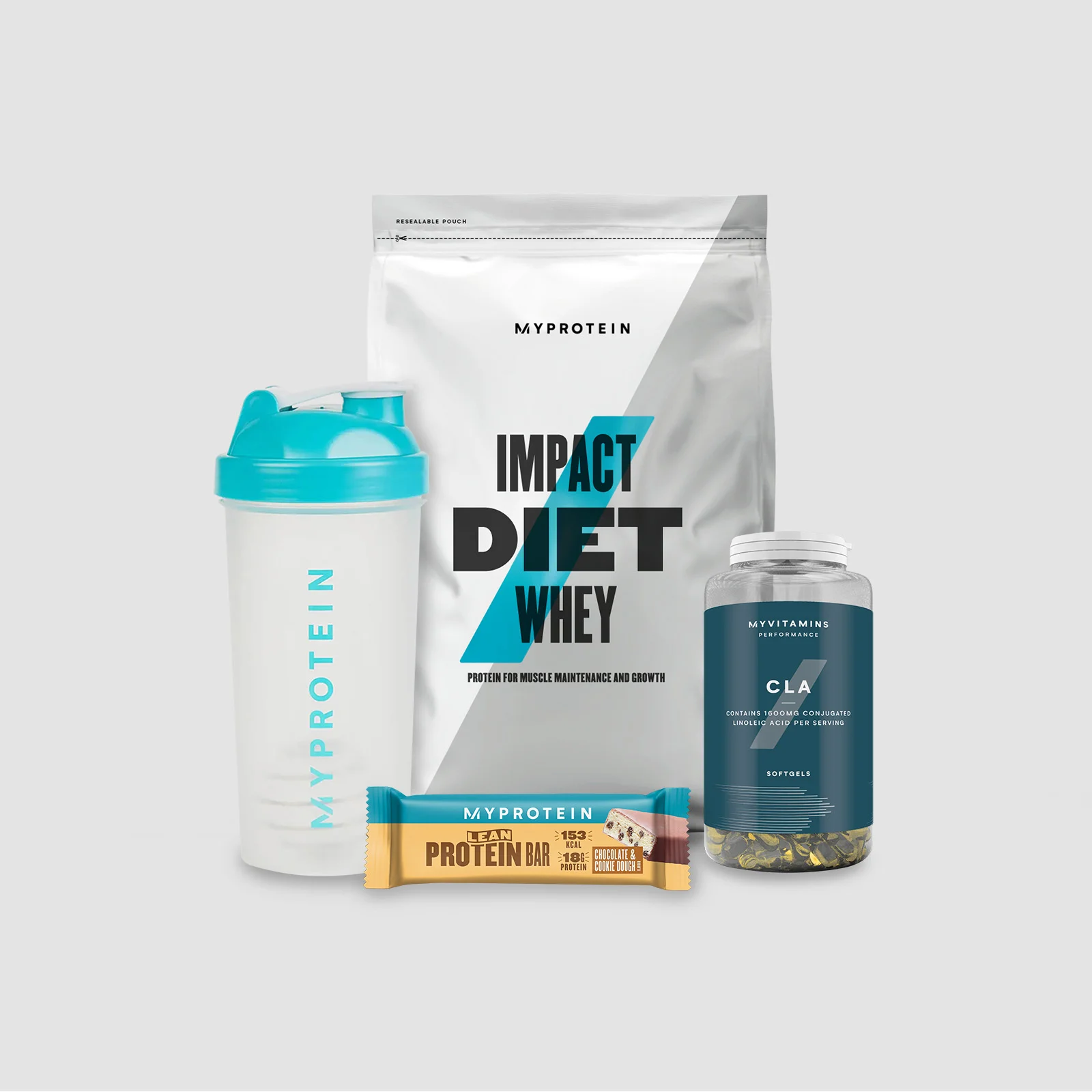 The Weight Loss Bundle - Chocolate and Cookie Dough - Natural Vanilla Image 1