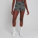 MP Women's Shape Seamless Booty Shorts - Black Tie Dye