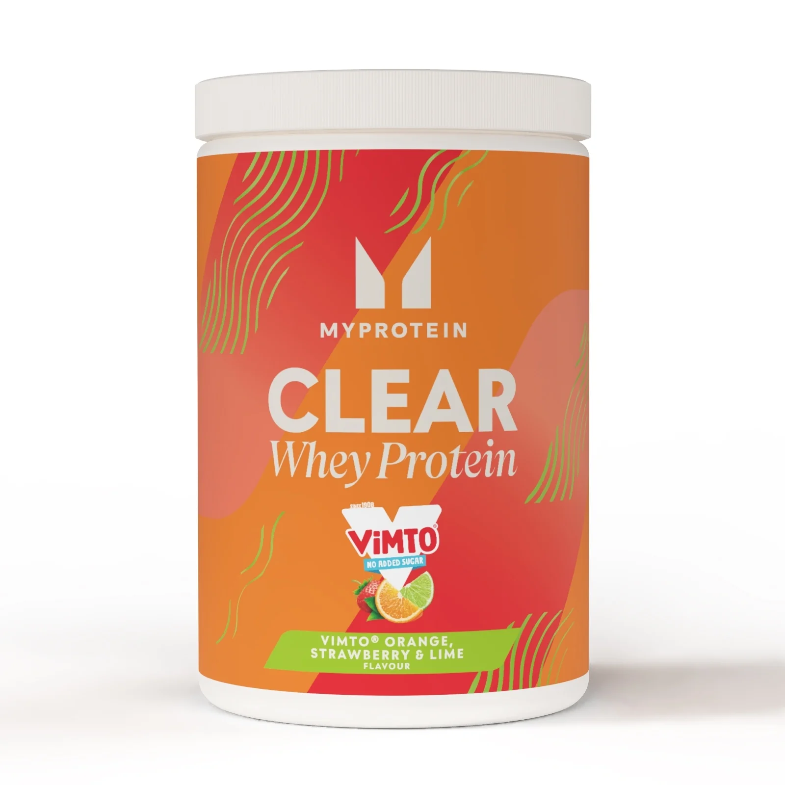 Clear Whey Protein – Vimto® - 500g - 20servings - Vimto - Orange, Strawberry and Lime Image 1