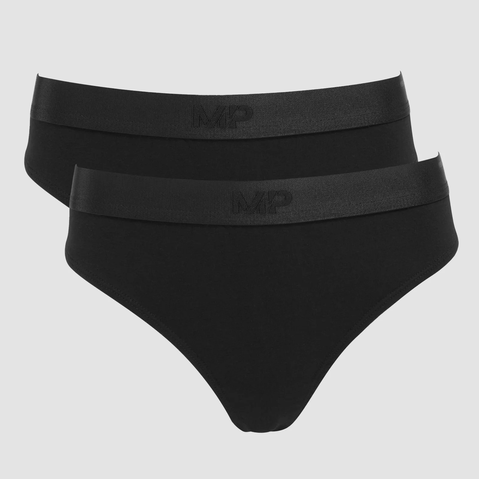 MP Women's Thong (2 Pack) - Black - XXS Image 1