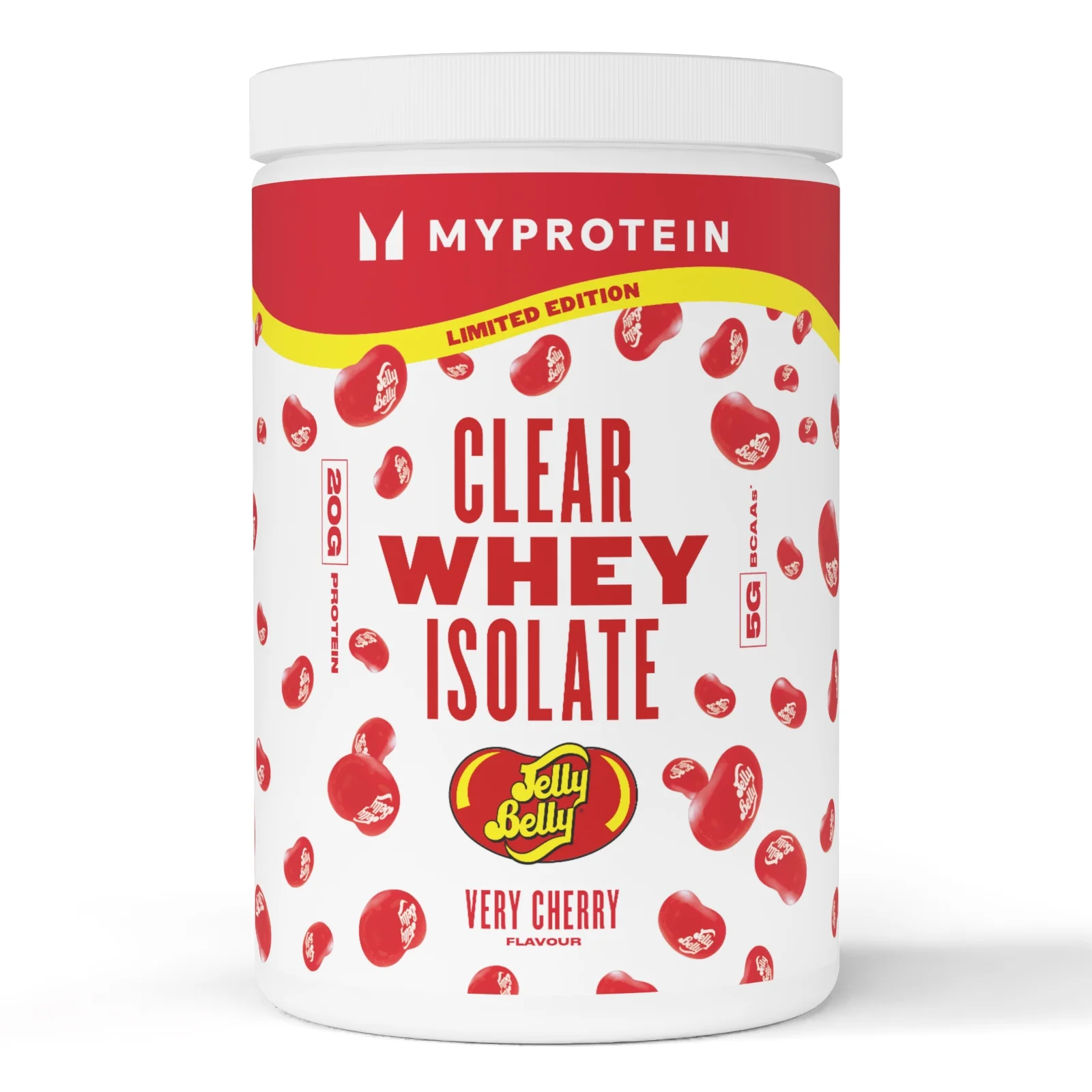 Clear Whey Isolate – Jelly Belly® - 20servings - Very Cherry Image 1