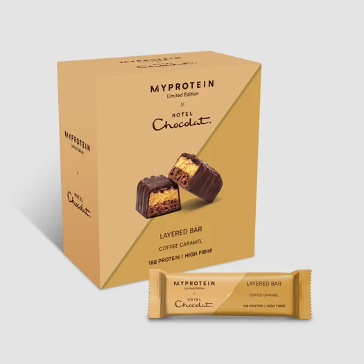 Myprotein Layered Bar - 6 x 60g - Hotel Chocolat - Coffee Caramel