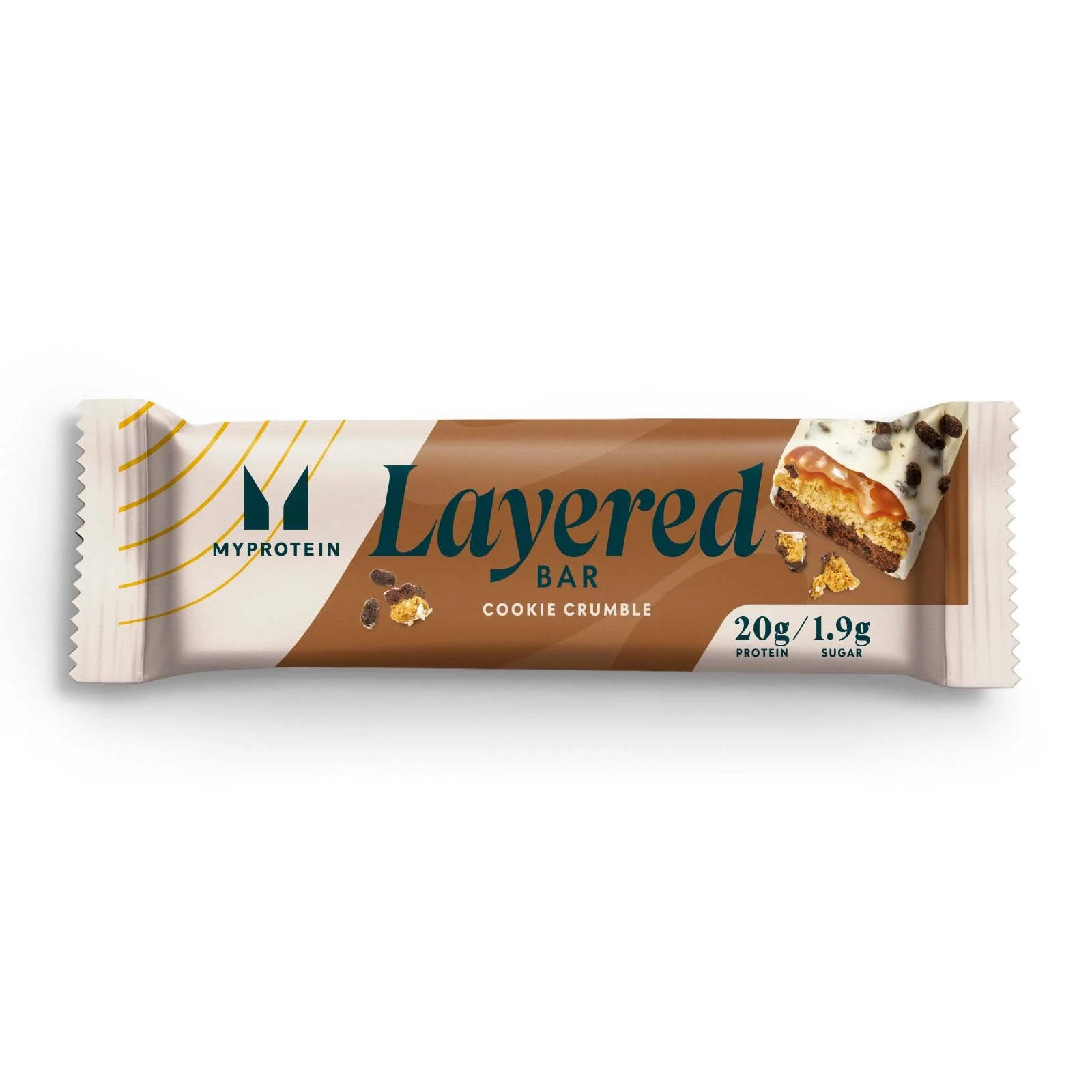 Layered Protein Bar - Cookie Crumble Image 1