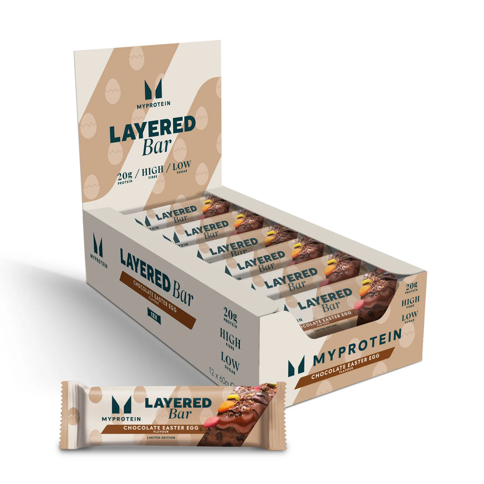 Layered Protein Bar - Easter Egg Image 1