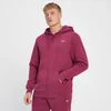 MP Men's Rest Day Zip Through Hoodie - Red Berry