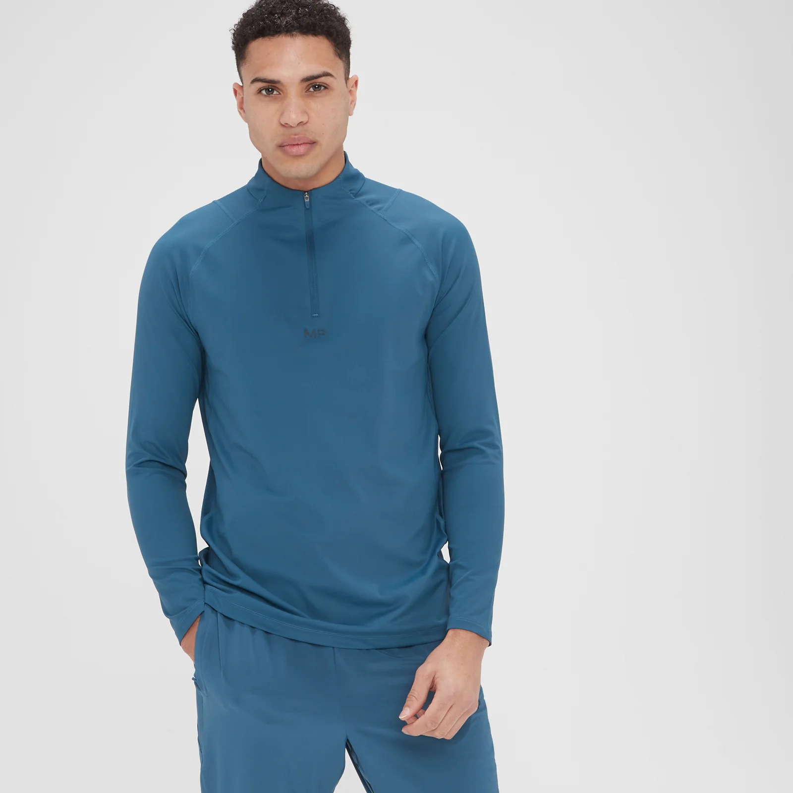 MP Men's Tempo Ultra 1/4 Zip - Deep Slate - XXS Image 1