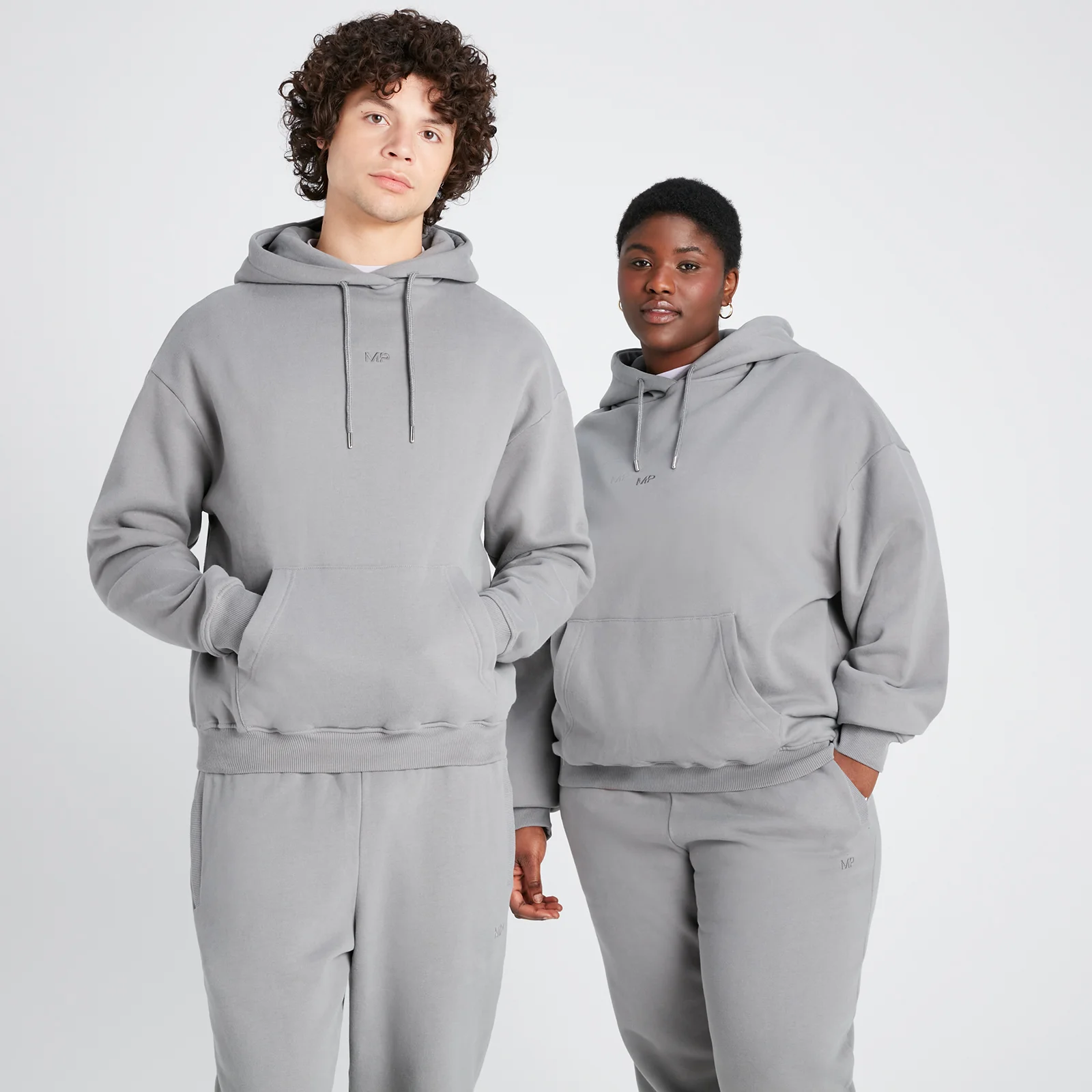MP Organic Cotton Rest Day Hoodie - Steel Grey - XXS-XS Image 1
