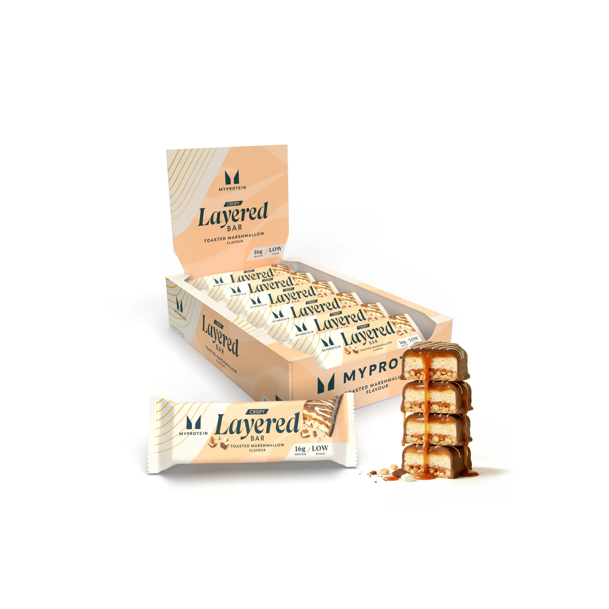 Crispy Layered Protein Bar (Toasted Marshmallow)