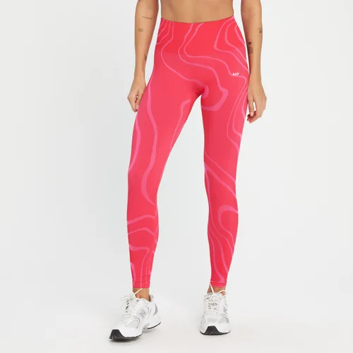 MP Women's Tempo Wave Seamless Leggings - Rouge Red