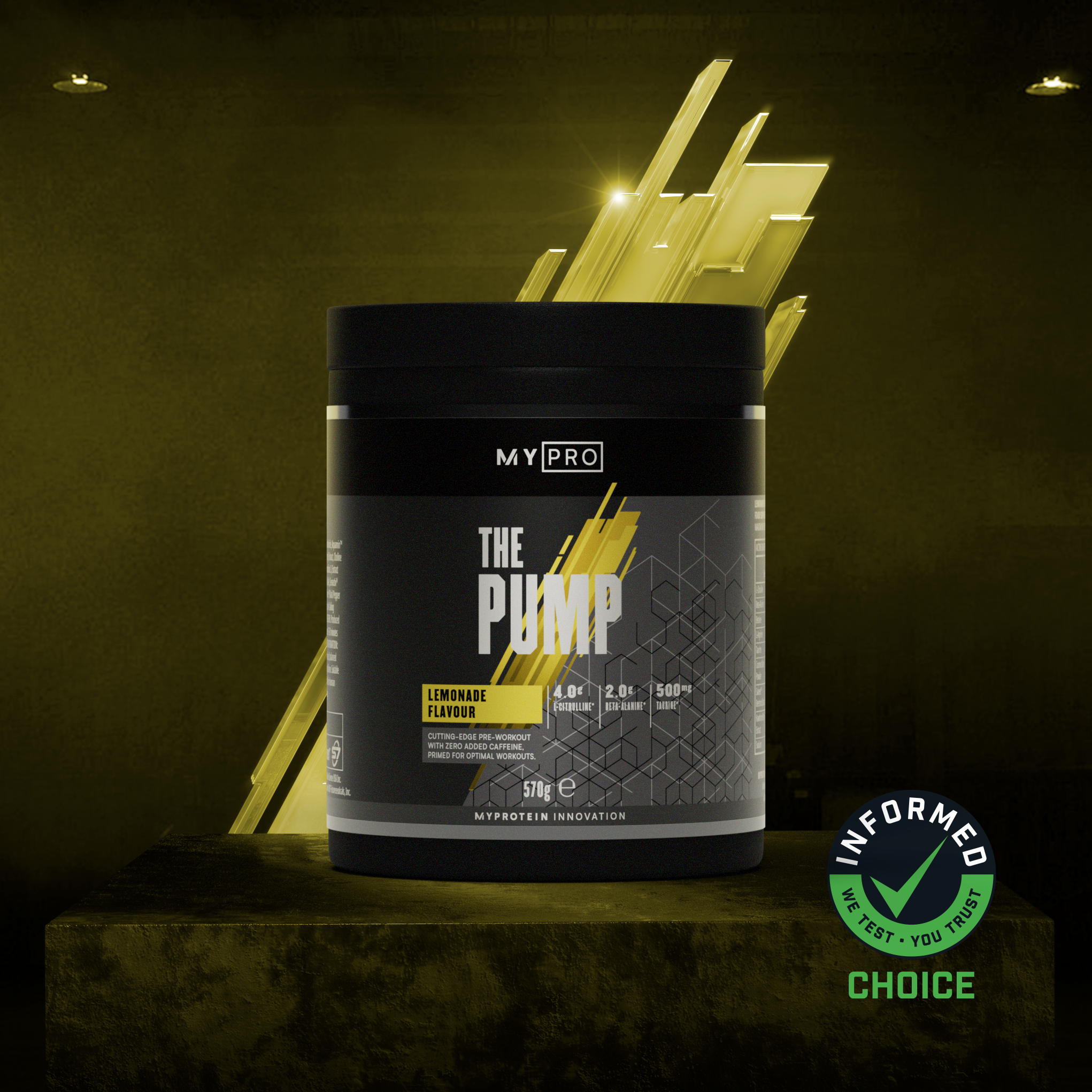 THE Pump - 30servings - Lemonade Image 1