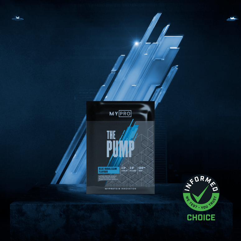 THE Pre-Workout Pump (Sample) - 1servings - Blue Bubblegum