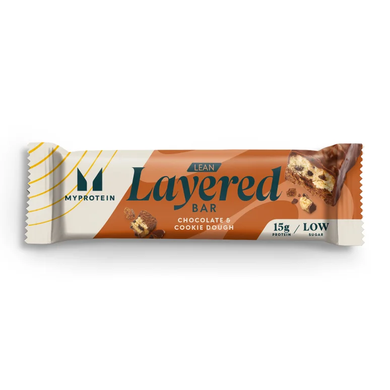 Lean Layered Protein Bar - 40g - Chocolate and Cookie Dough