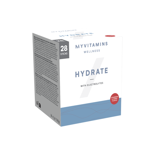 Myvitamins Hydrate Powder | Hydration Sachet - 28servings - Strawberry and Cherry