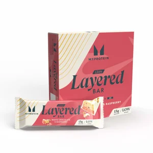 Lean Layered Protein Bar - Flavour White Chocolate and Raspberry