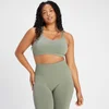 MP Women's Rest Day Seamless Cross Back Sports Bra - Deep Taupe