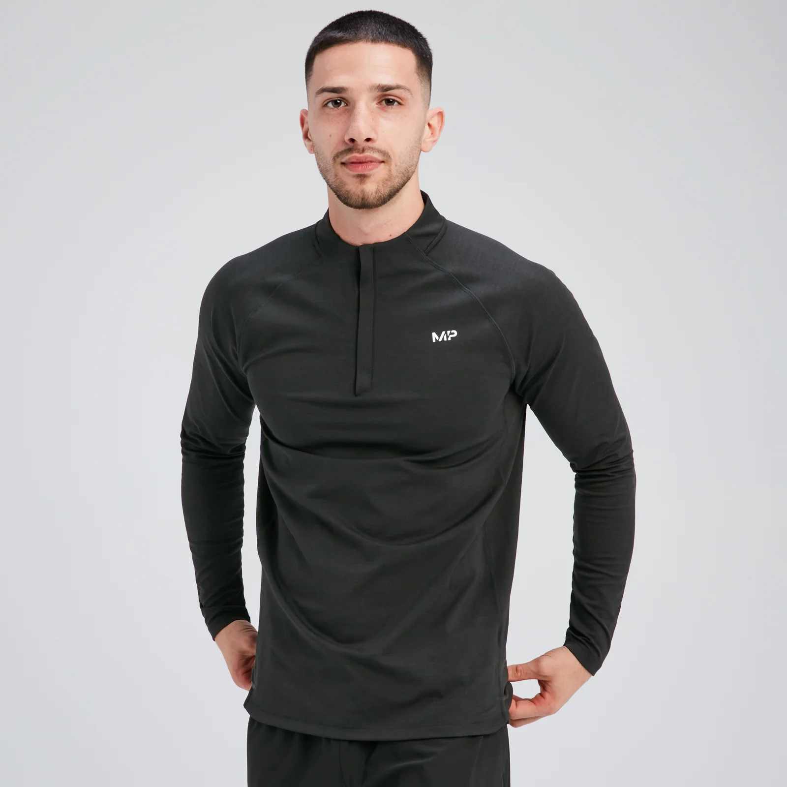 MP Men's Tempo 1/4 Zip - Black - XS Image 1