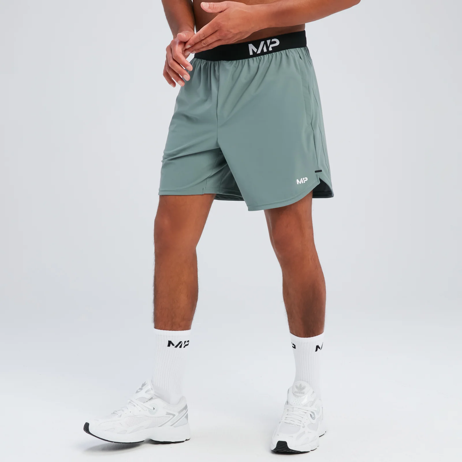 MP Men's Tempo Shorts - Slate Grey - XS Image 1