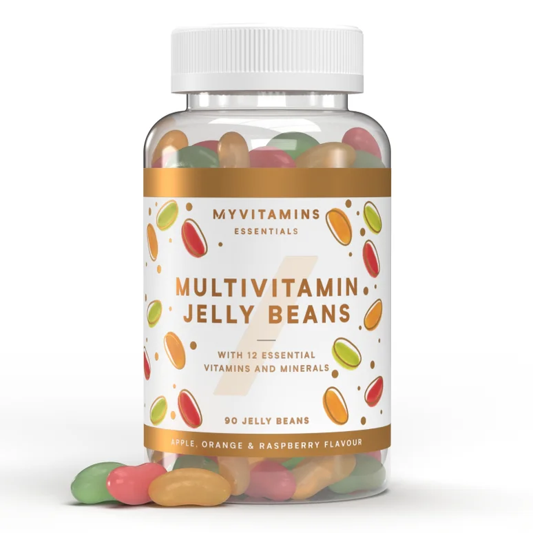 Multivitamin Jellybeans for Adults - 30servings - Apple, Orange & Raspberry