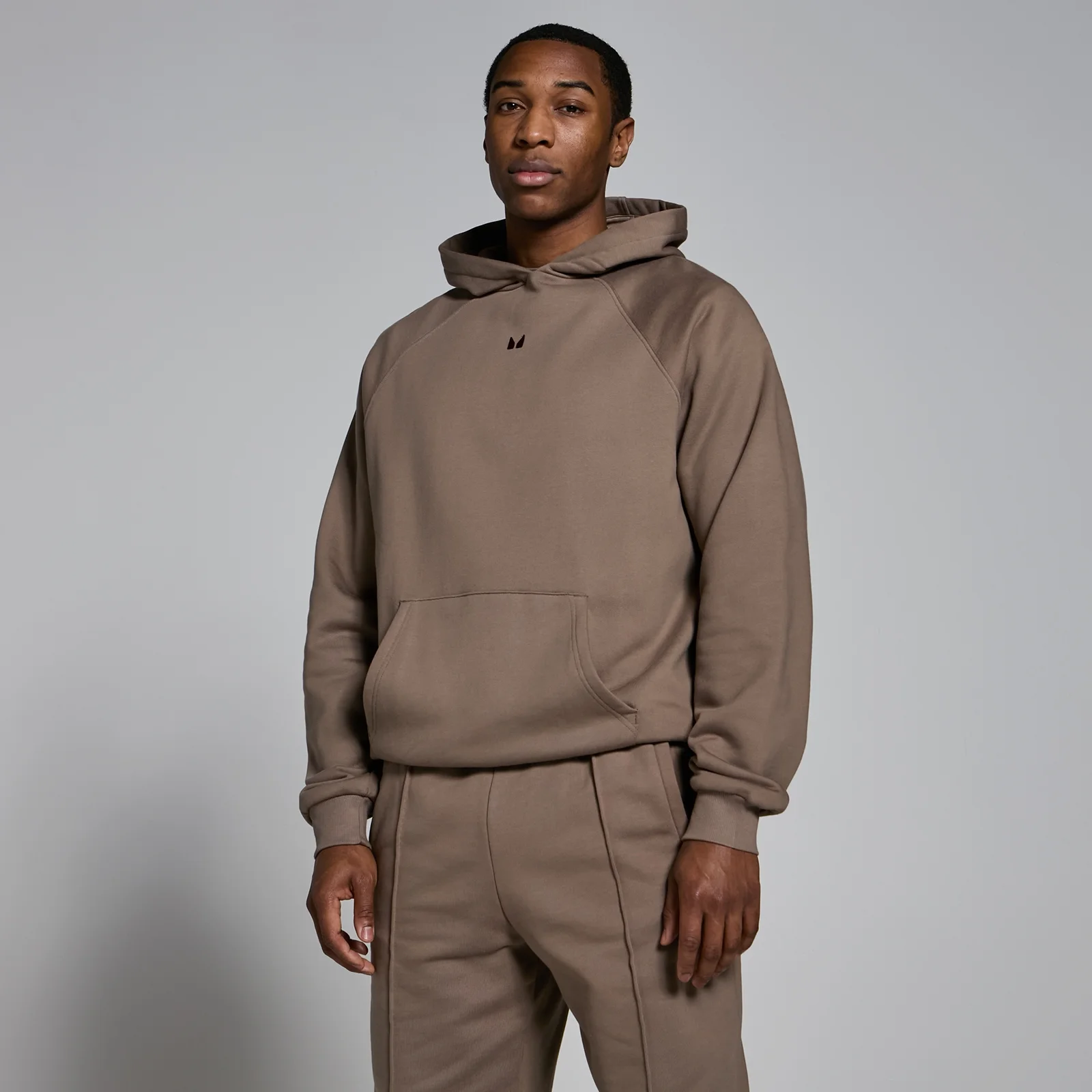 MP Men's Lifestyle Heavyweight Hoodie - Soft Brown - XS Image 1
