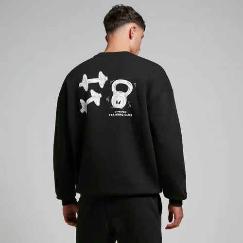 MP Men's Tempo Graphic Crew Neck Sweatshirt - Black