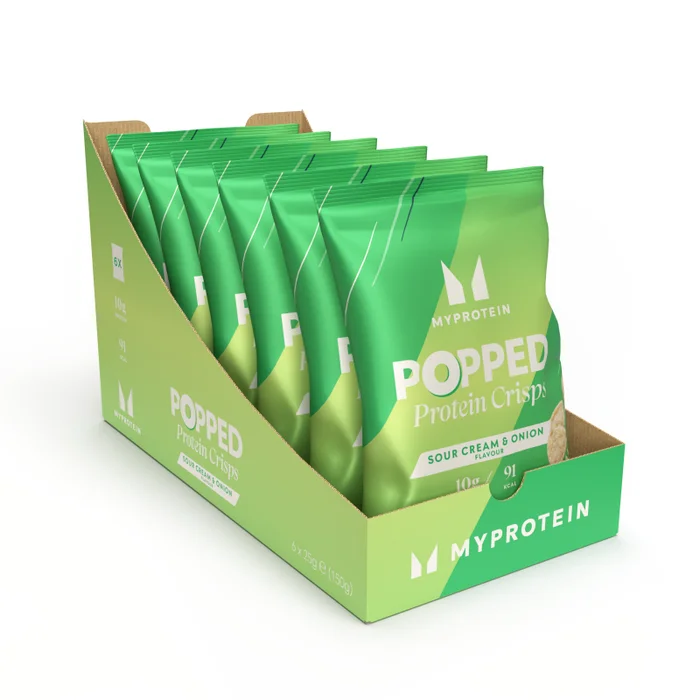 Popped Protein Crisps