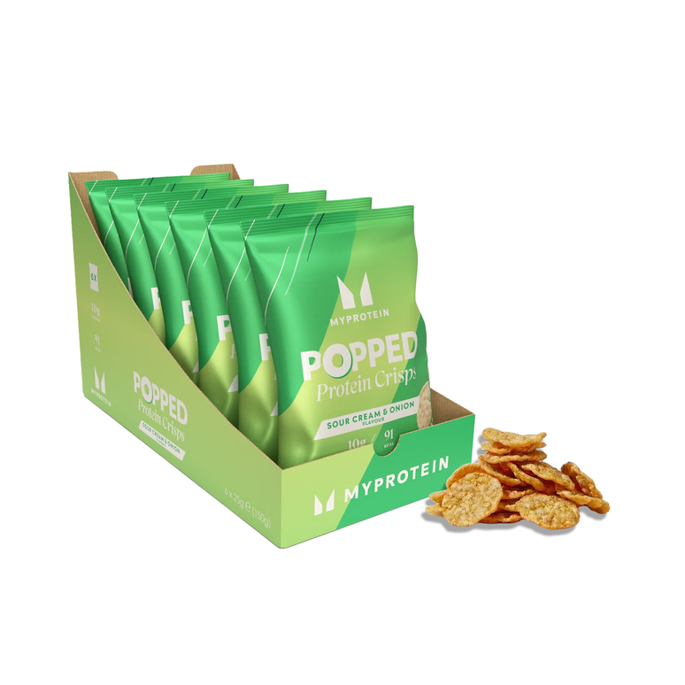 Popped Protein Crisps - Sour Cream & Onion