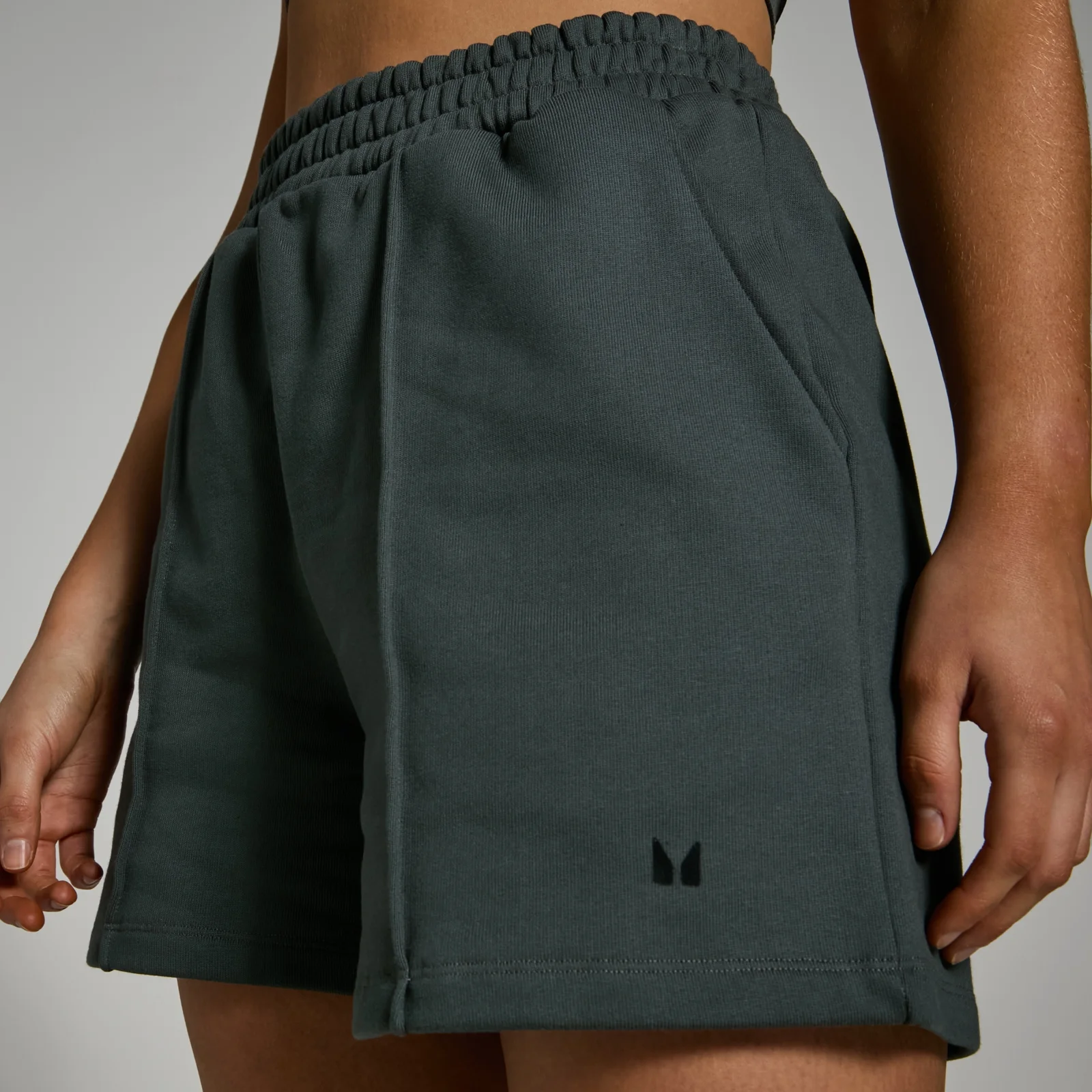 MP Women's Lifestyle Heavyweight Sweat Shorts - Dark Shadow - XS Image 4