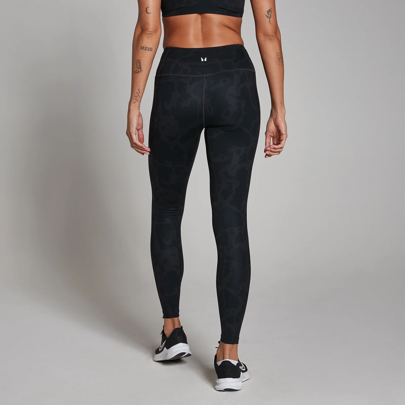 MP Women's Tempo Abstract Leggings - Black - XS Image 2