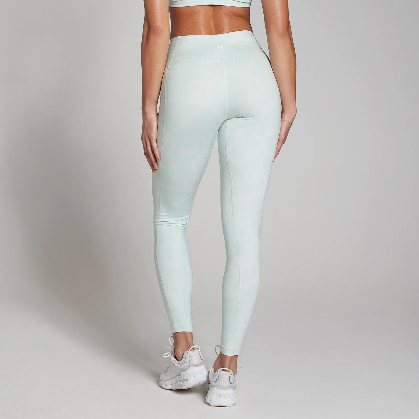 MP Women's Tempo Abstract Leggings - Soft Mint - XS Image 2