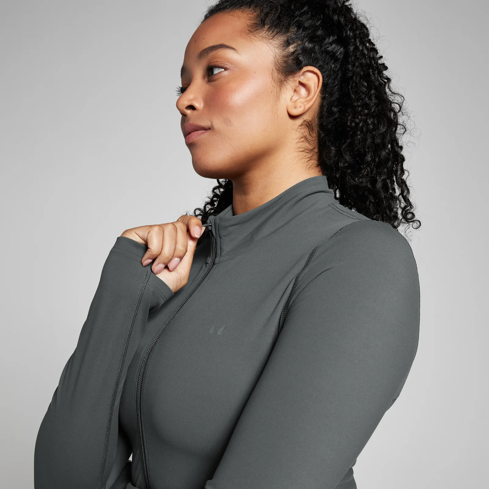 MP Women's Tempo Cropped Jacket - Dark Shadow - S Image 4