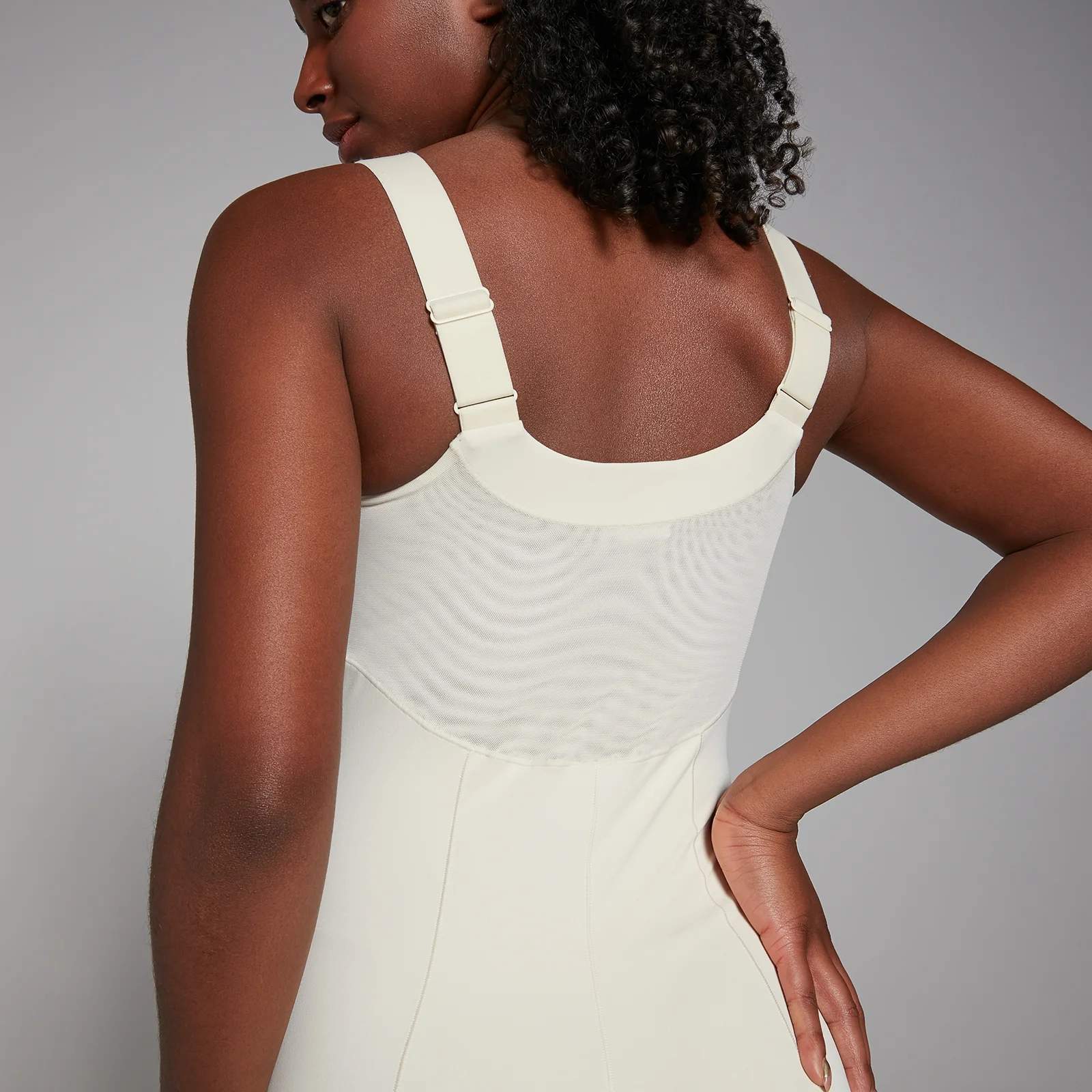 MP Women's Studio Short Bodysuit - Ecru - L Image 4