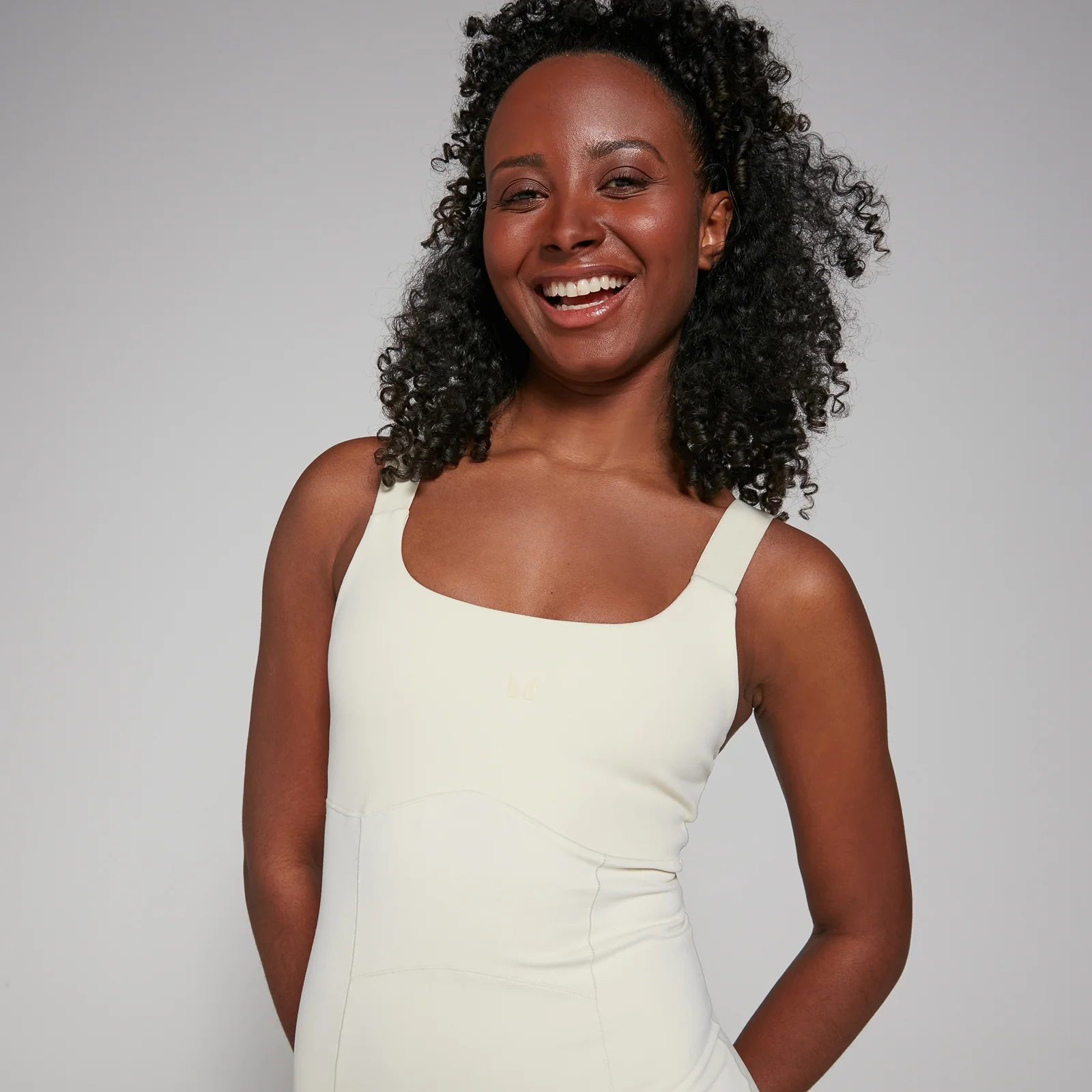 MP Women's Studio Short Bodysuit - Ecru - L Image 3