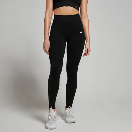 MP Women's Tempo Seamless Scrunch Leggings - Black
