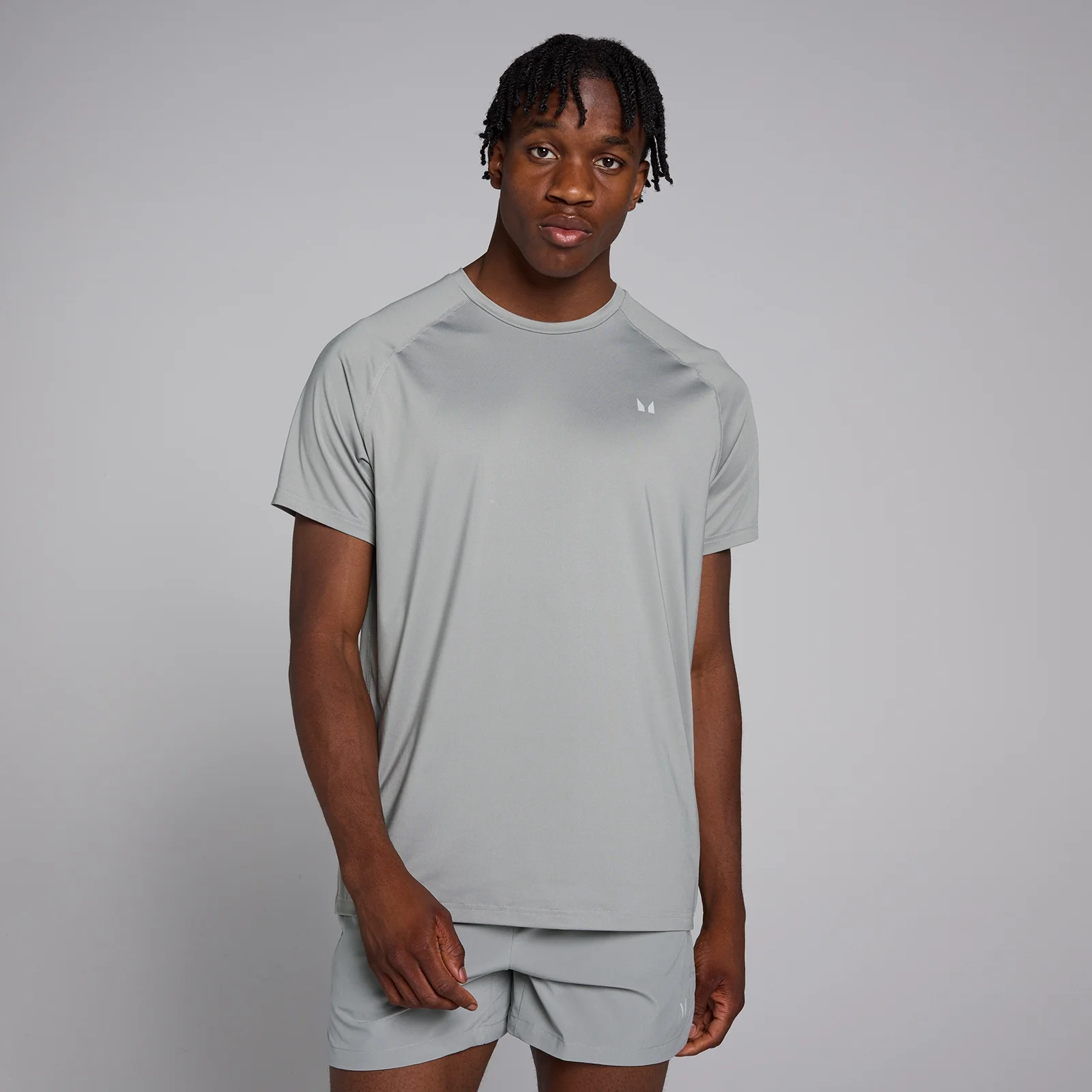 MP Men's Training Short Sleeve T-Shirt - Storm - XXS Image 1