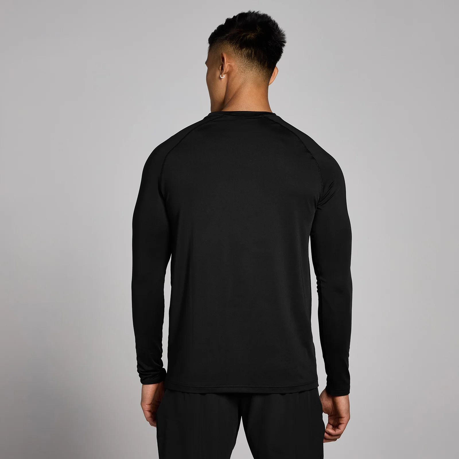 MP Men's Training Long Sleeve T-Shirt - Black - XXS Image 2